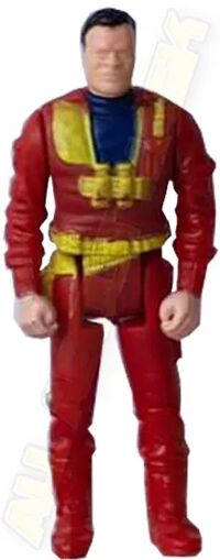 Kenner M.A.S.K. Firecracker PlayFul argentine, licensed product. "White" Hondo, red suit, yellow belt and accessories, blue sweater, no gloves and red boots.